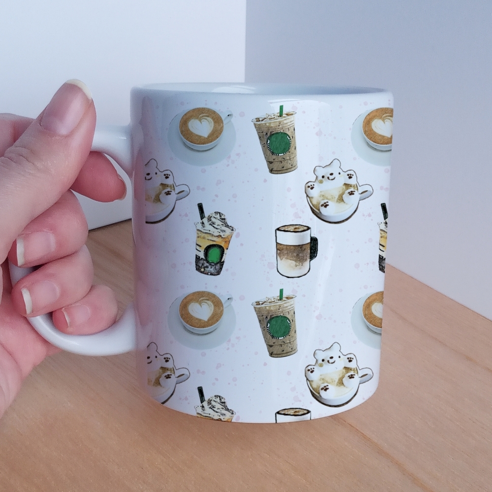 Coffee lover print mug